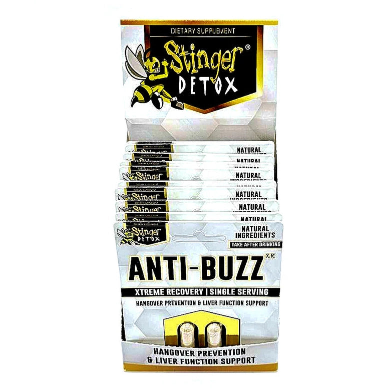 Stinger Detox Anti Buzz Capsules 12pack