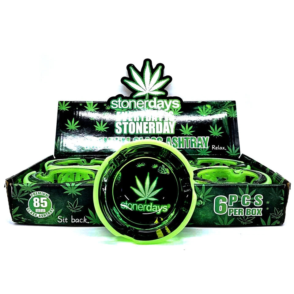 Stonerdays 85mm Glow In The Dark Ashtray