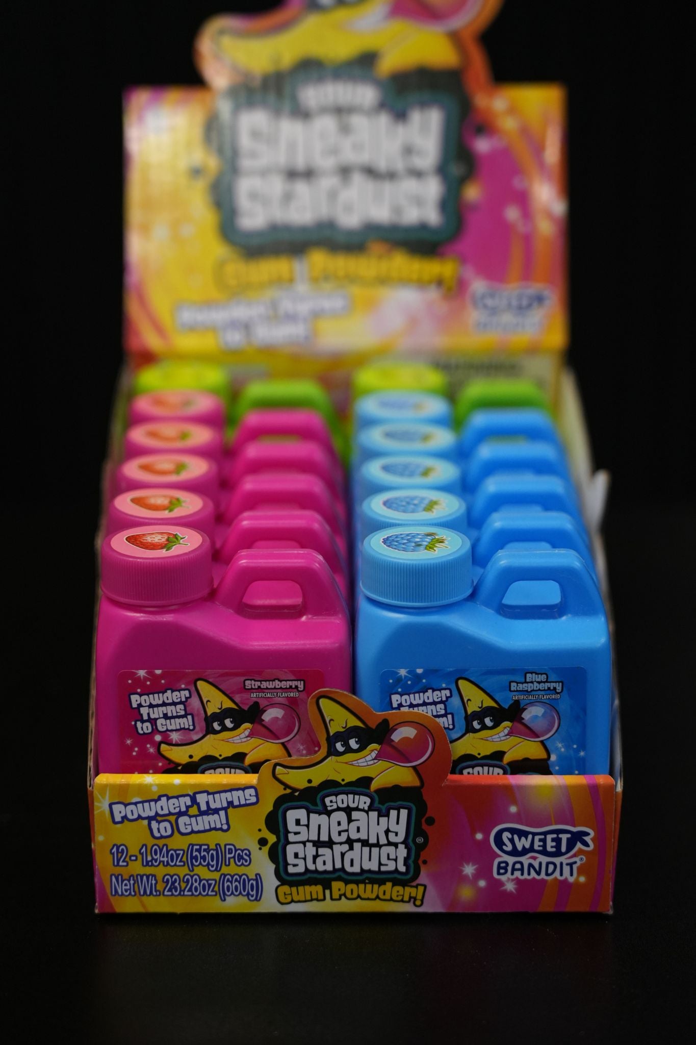 Kidsmania Sour Sneaky Stardust 55g x 12