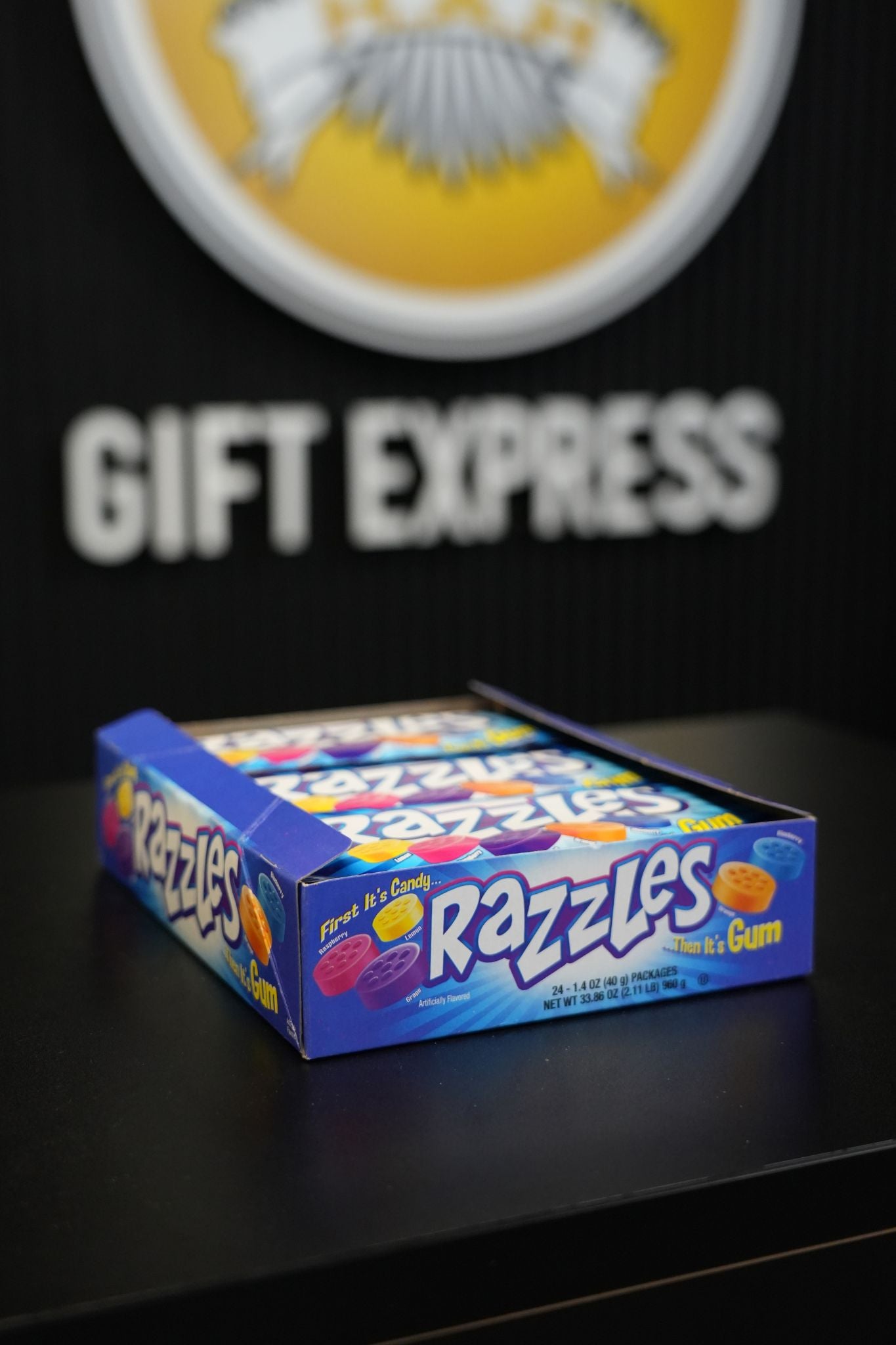 Razzles Original Gum 1.4oz(40g) x24