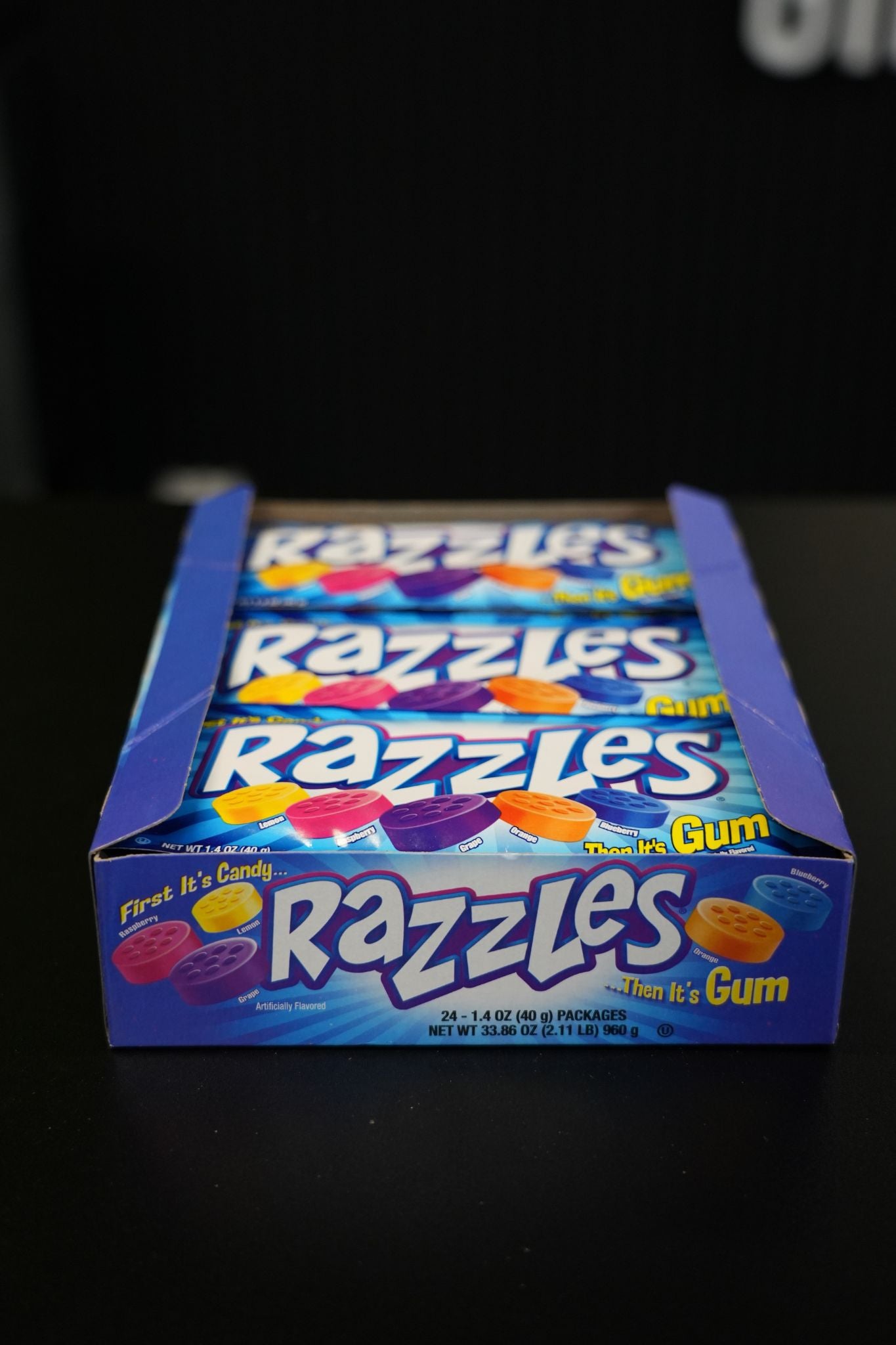 Razzles Original Gum 1.4oz(40g) x24