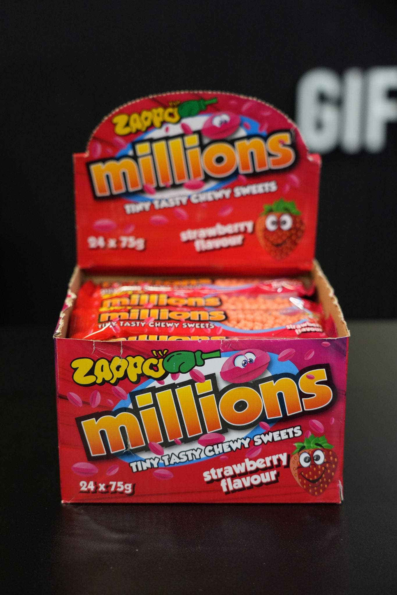 Zappo Millions Strawberry 75g x 24