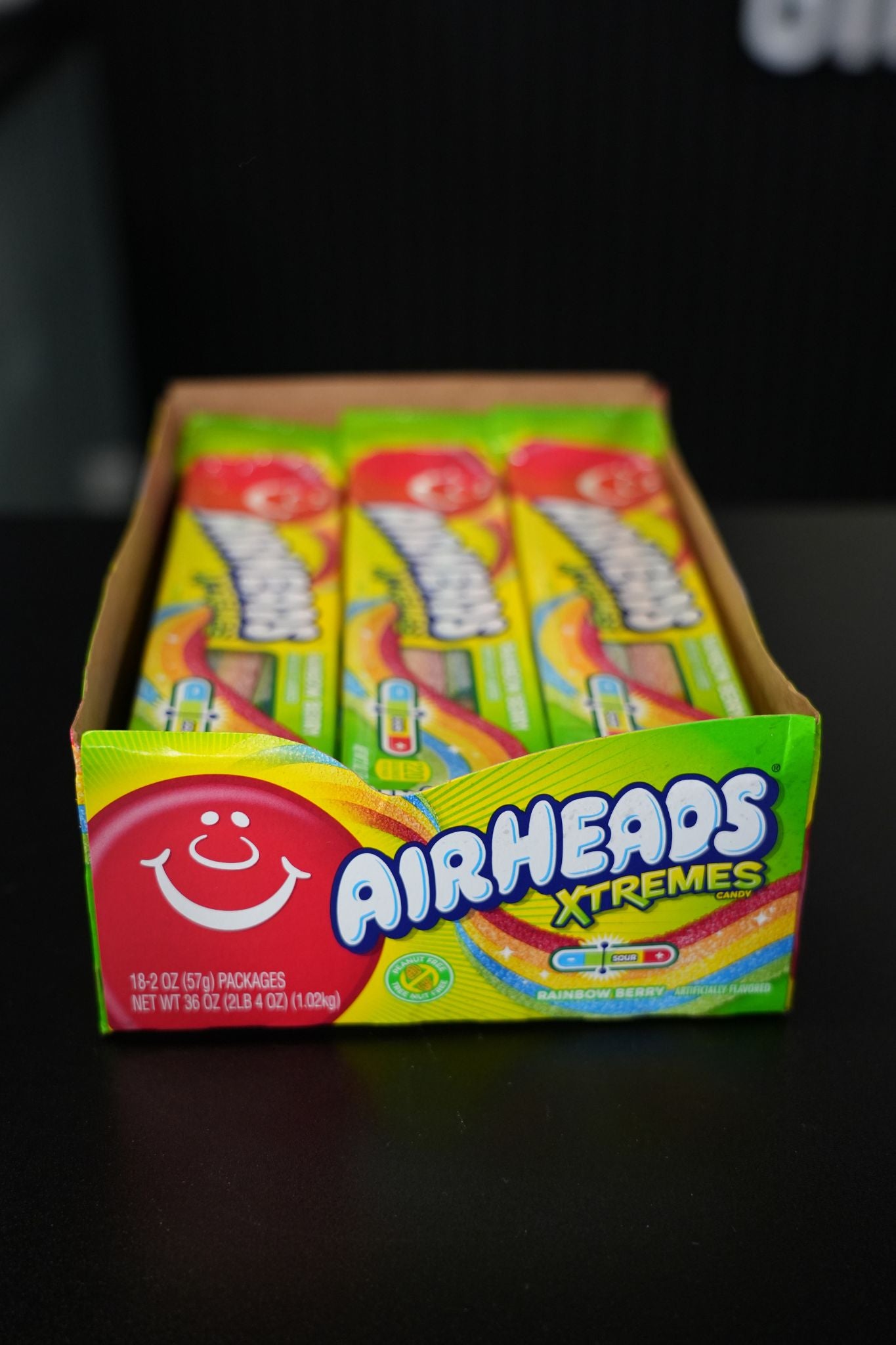 Airheads Xtreme Sour Belts 18 x 57g
