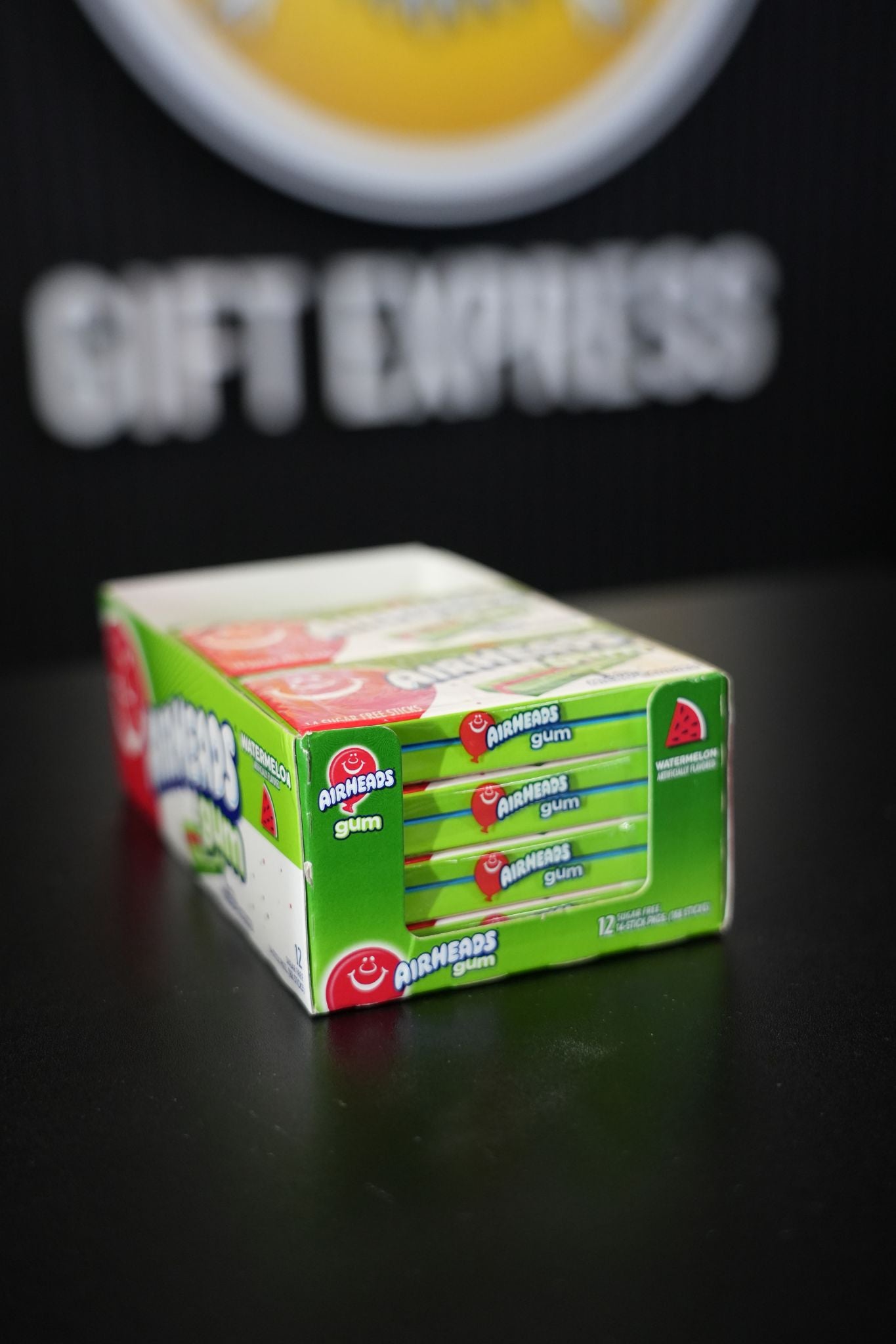 Airheads Watermelon Gum 1.19oz(34g) x12