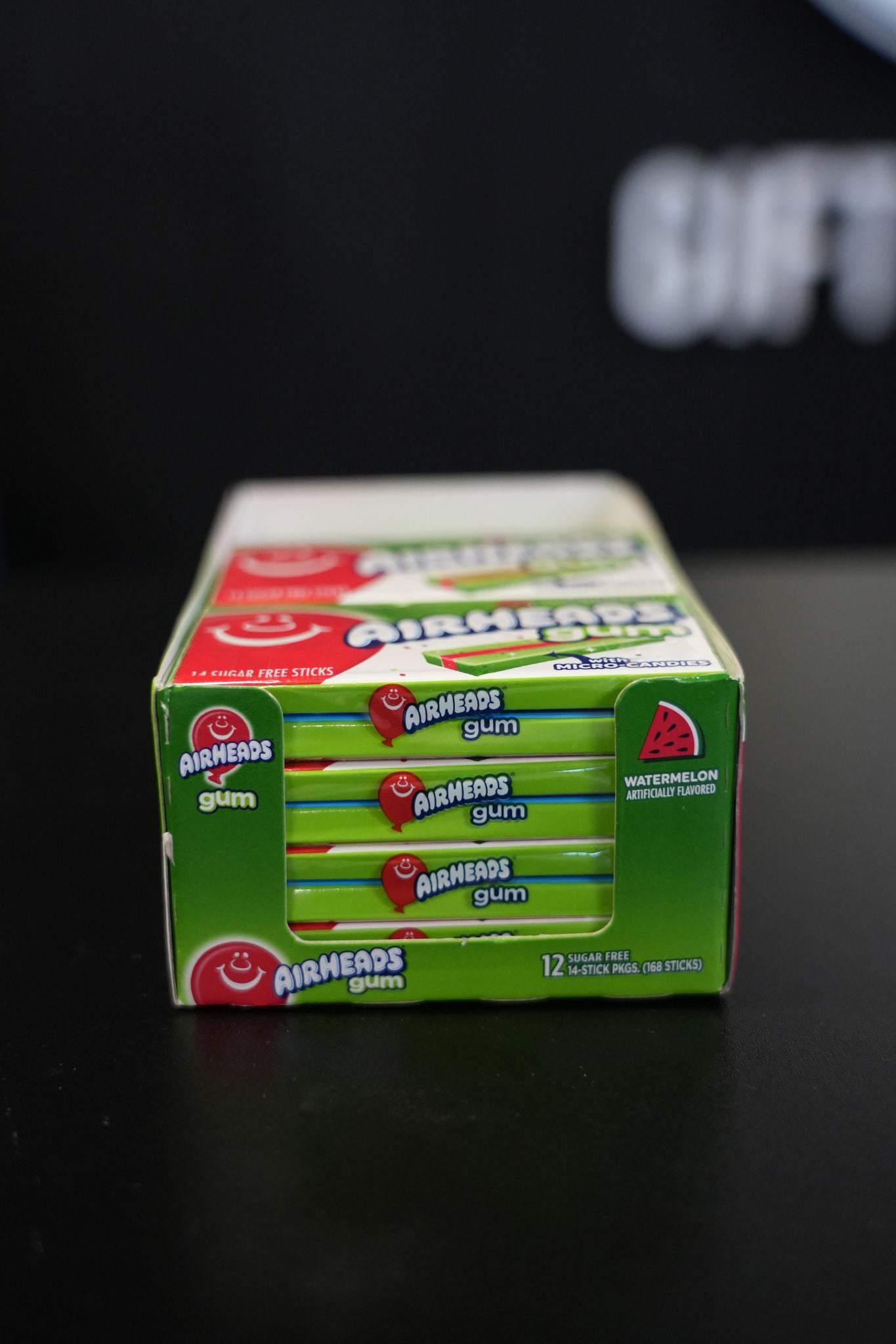 Airheads Watermelon Gum 1.19oz(34g) x12