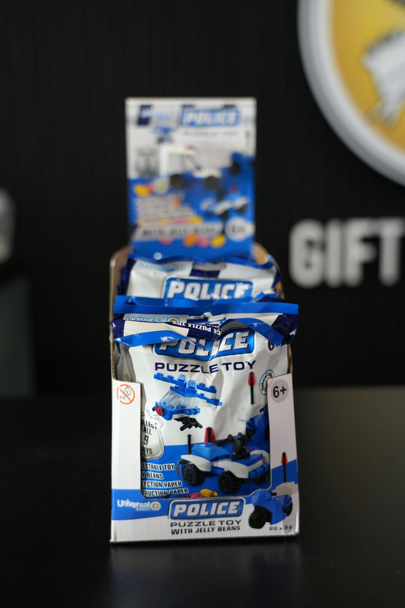 Police Puzzle Toy with Jelly Beans 5g x 20