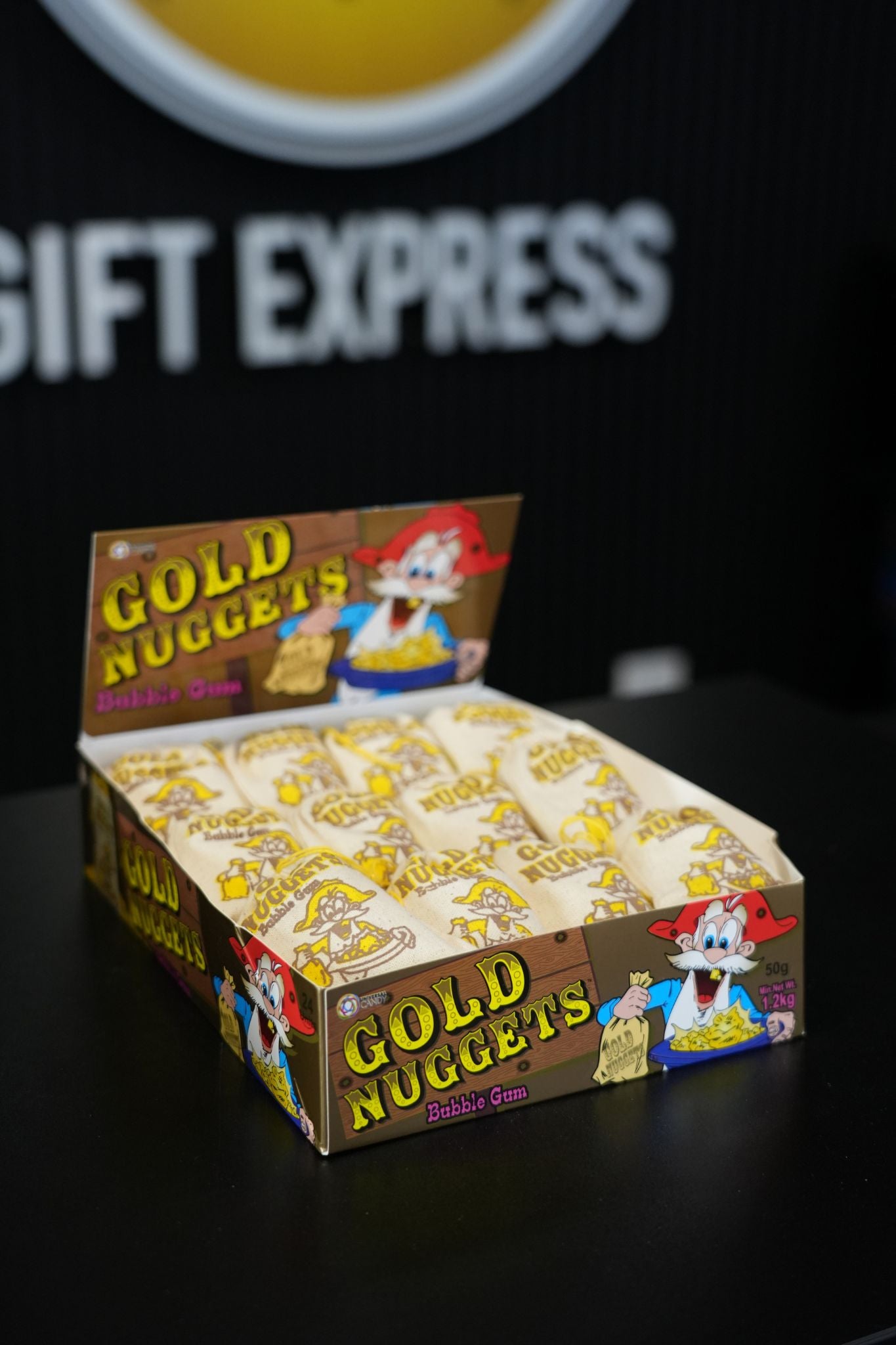 Gold Nuggets Bubblegum 50g x 24