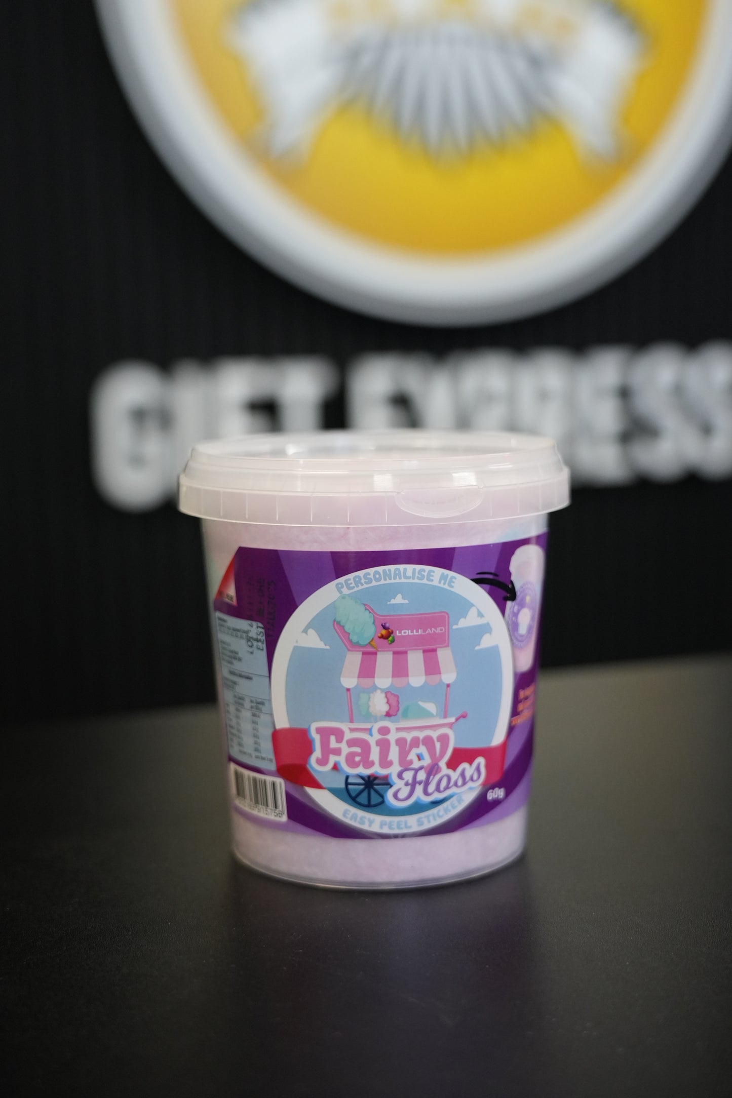 Candy floss Bucket 56g x 12pk