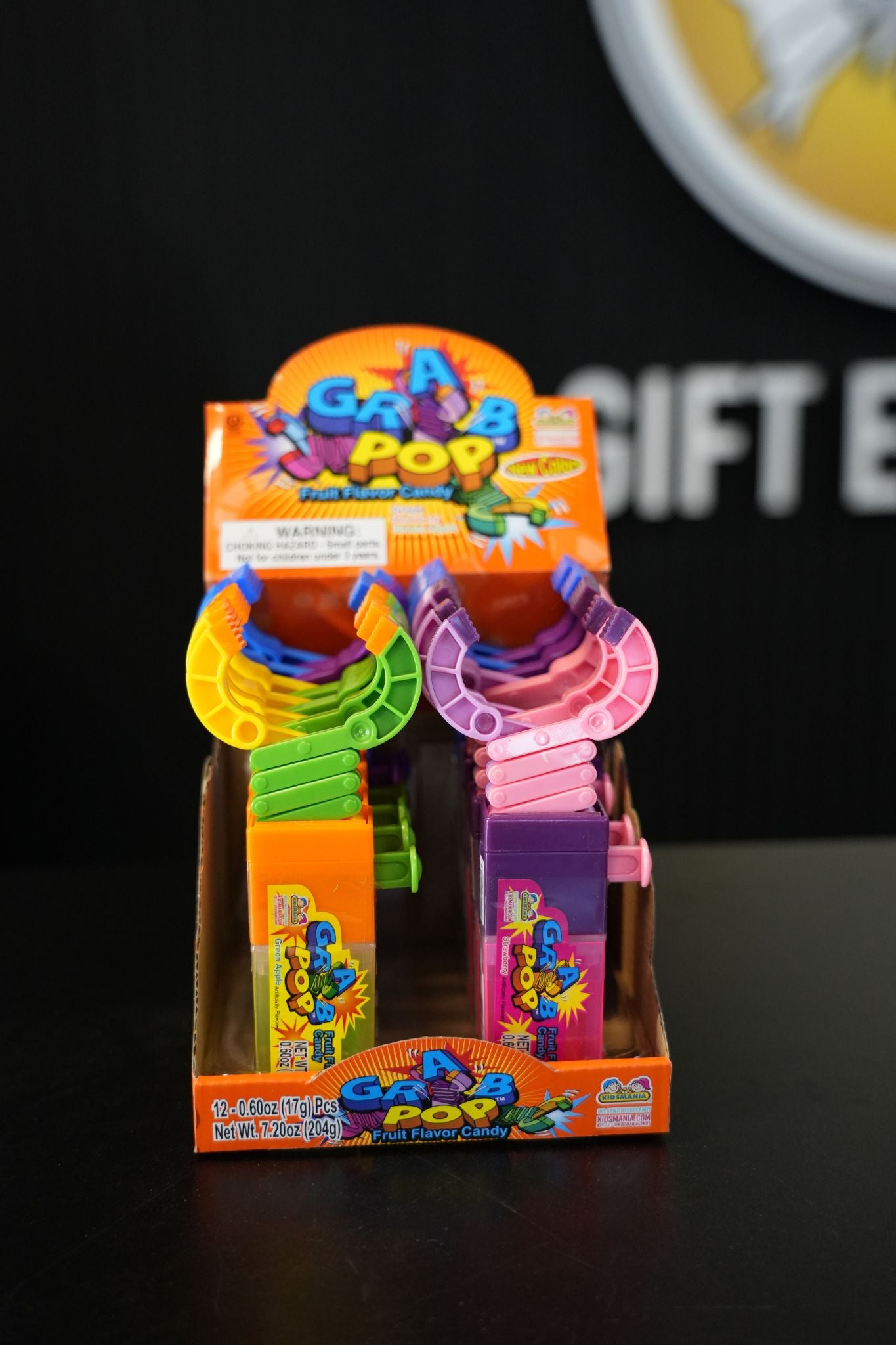 Kidsmania Grab Pop Fruit Candy 2g x 12