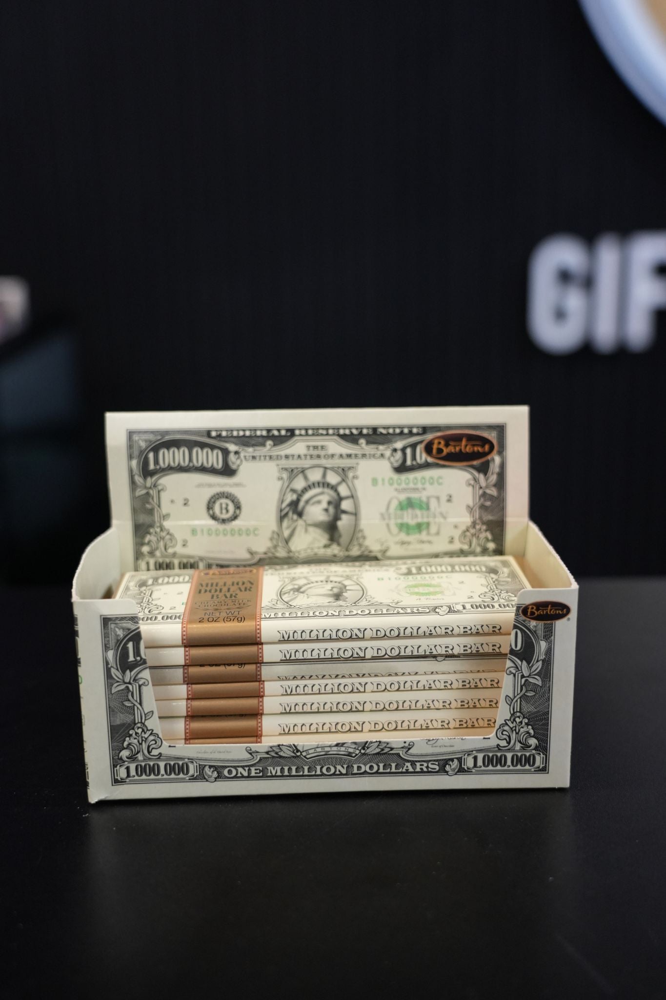 One Million Dollars Chocolate bar