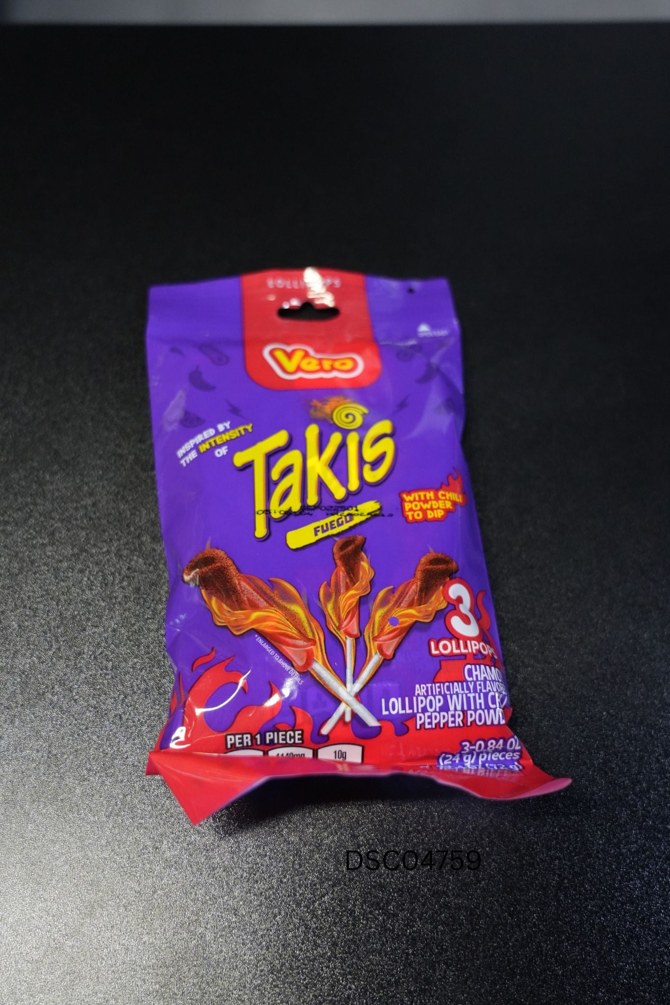 Vero Takis Fuego Lollipop 72g x 6