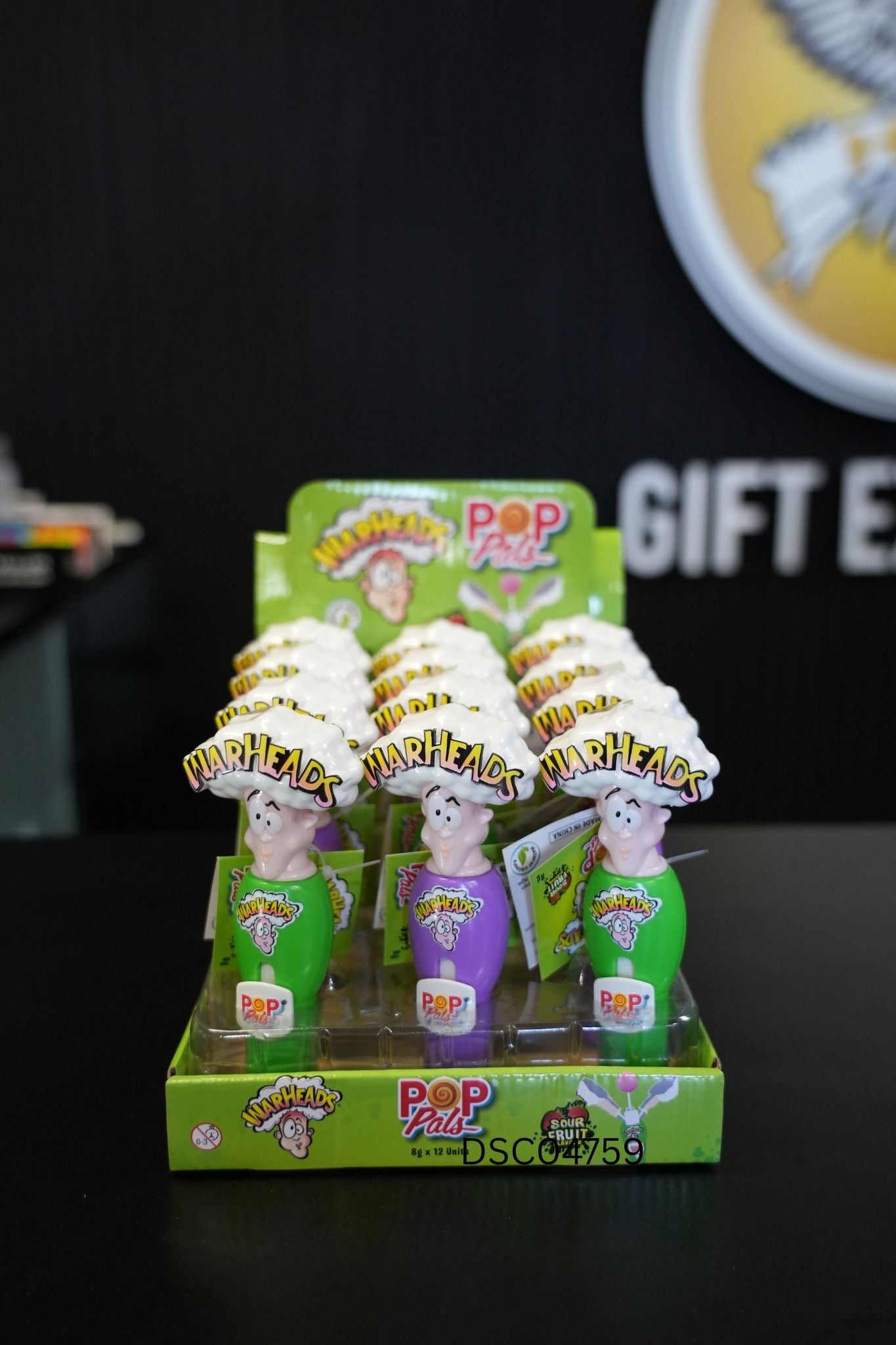 Warhead Pop Pals 8g x 12