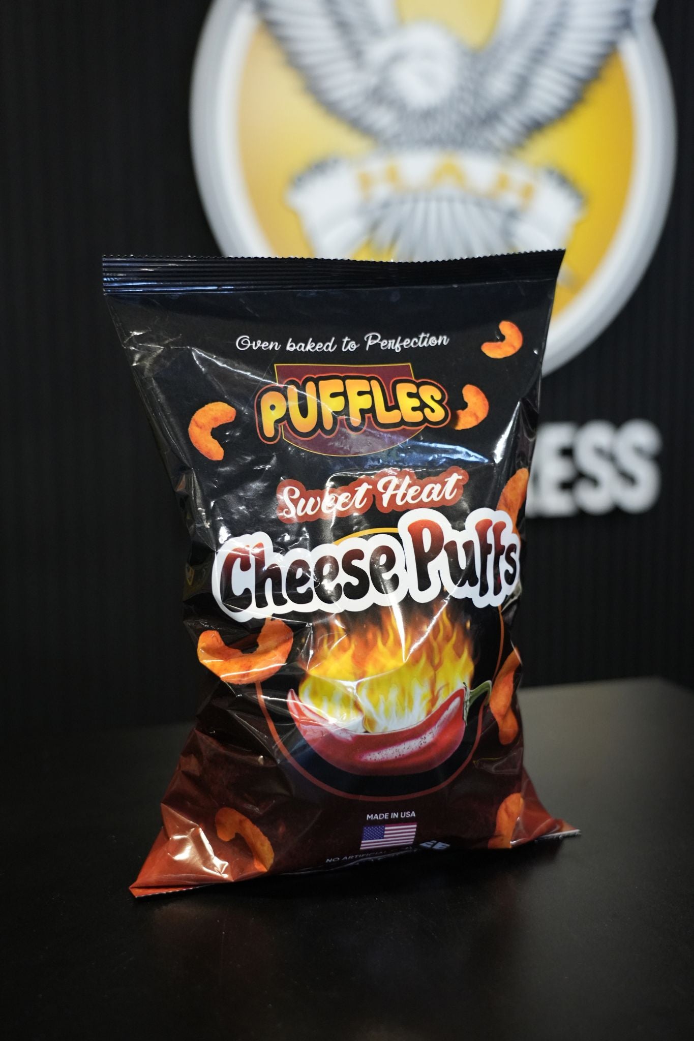 Puffles Sweet Heat Cheese Puffs 170g x 12