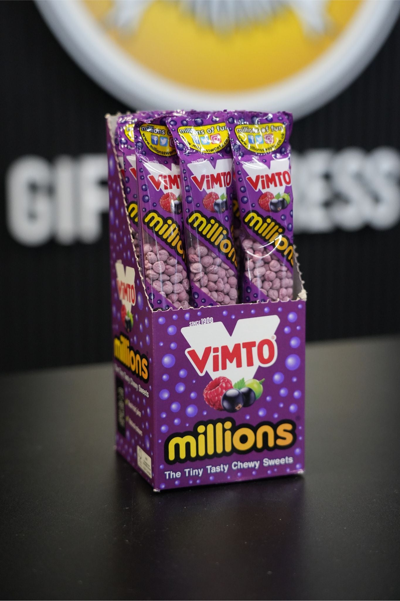Millions Vimto Tubes 55g x 12