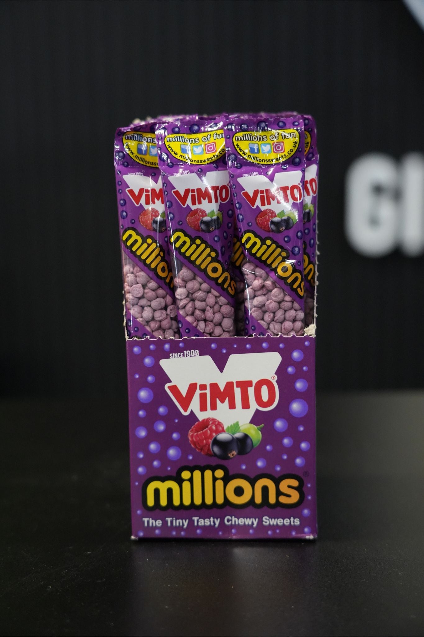 Millions Vimto Tubes 55g x 12