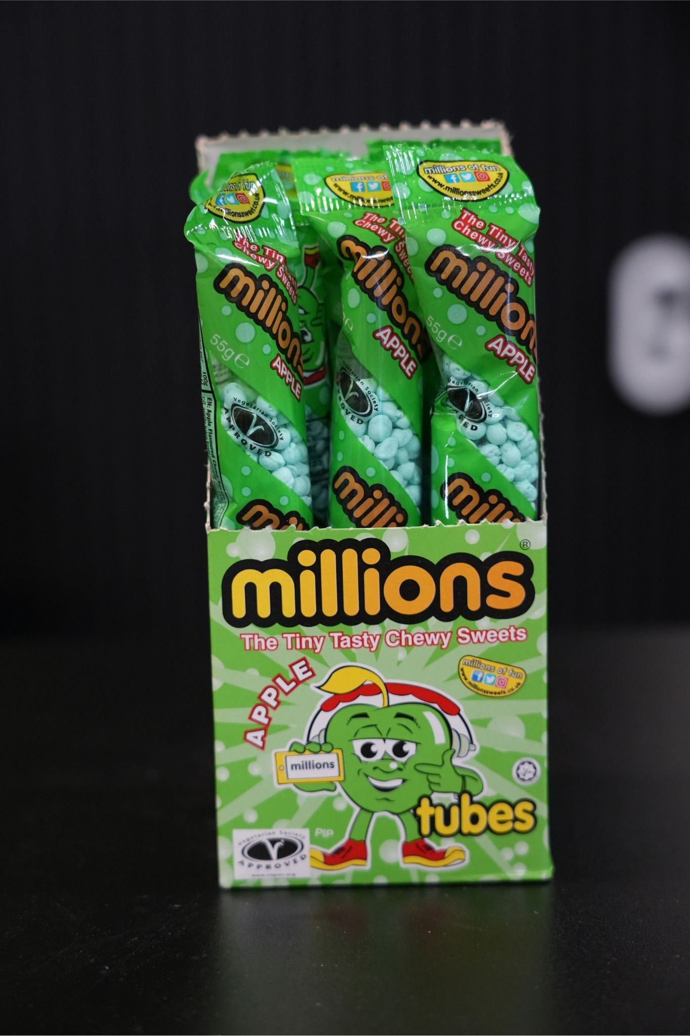Millions Apple Tubes 55g x 12