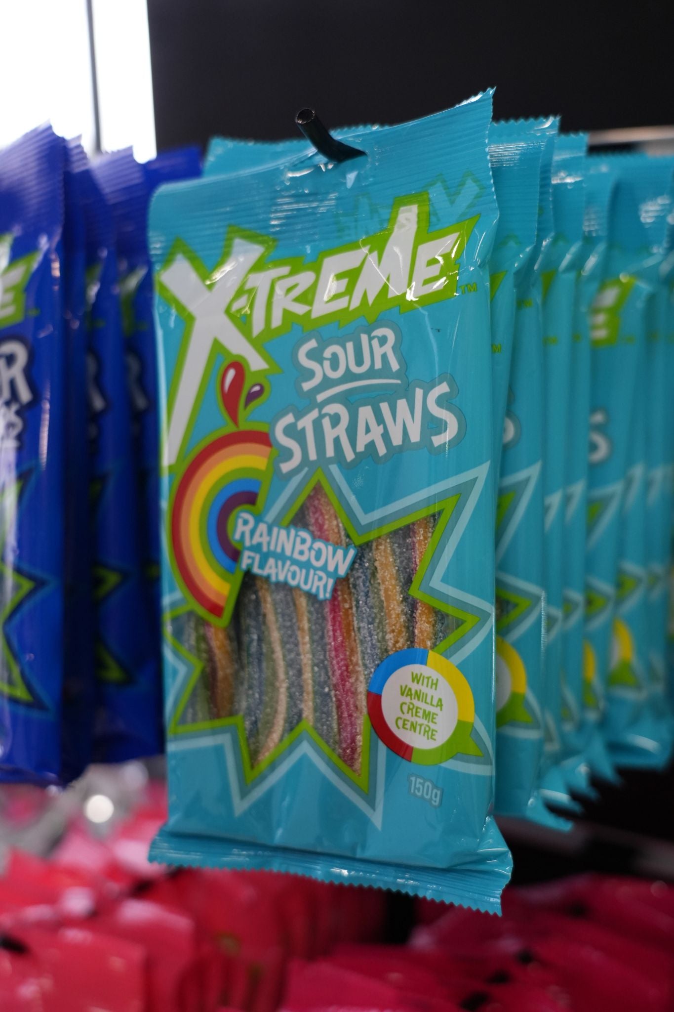 Xtreme Sour Straps Rainbow 160g x 12