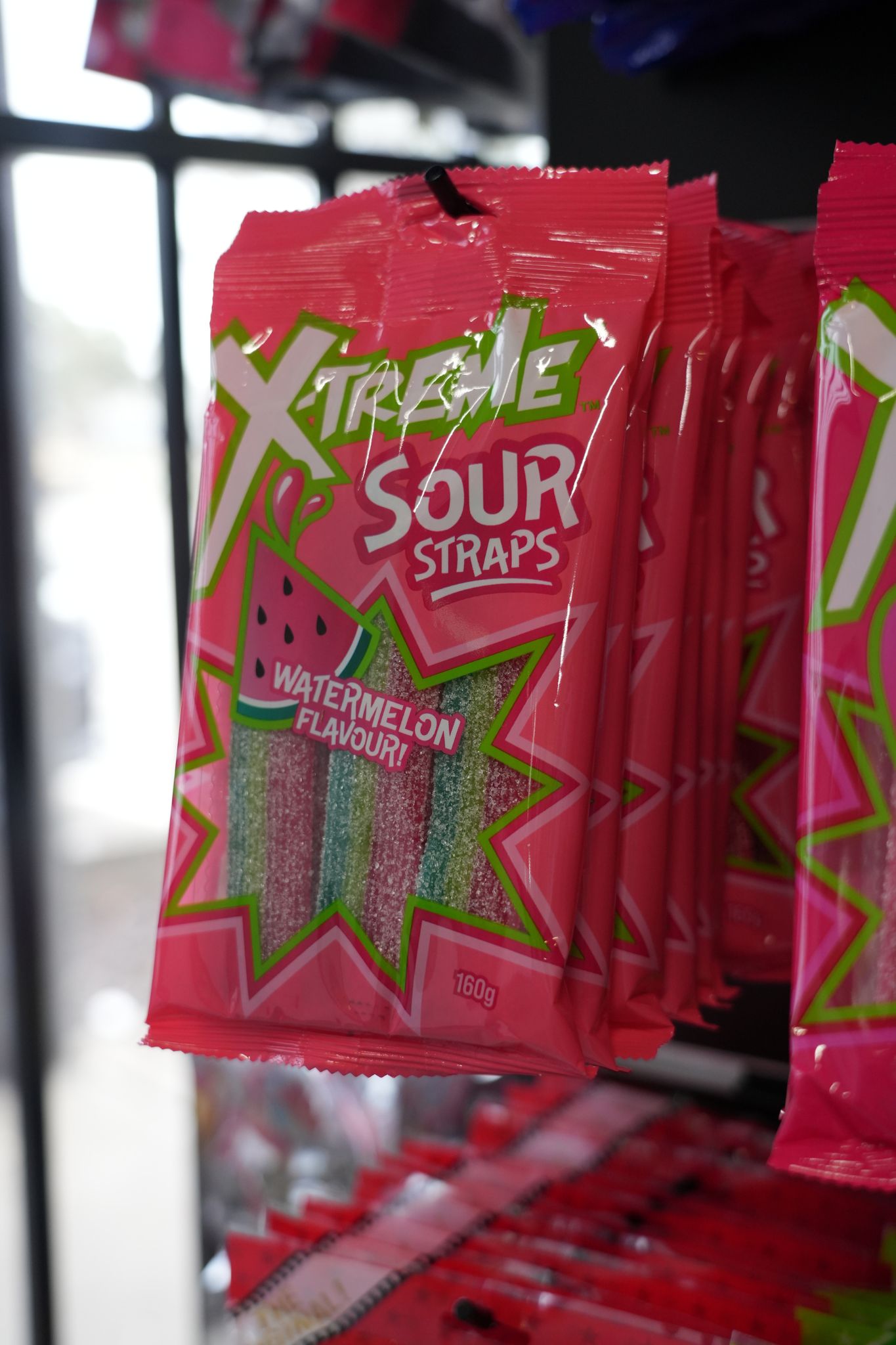 Xtreme Sour Straps Watermelon 160g x 12