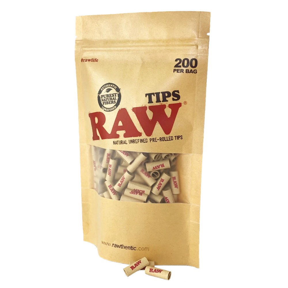 RAW Pre-rolled Tips Bag 200