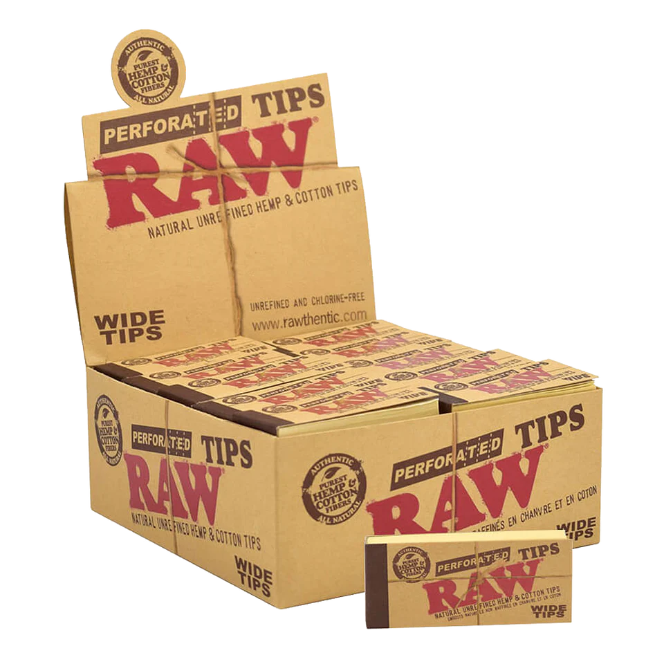 Raw Perforated Wide Tips