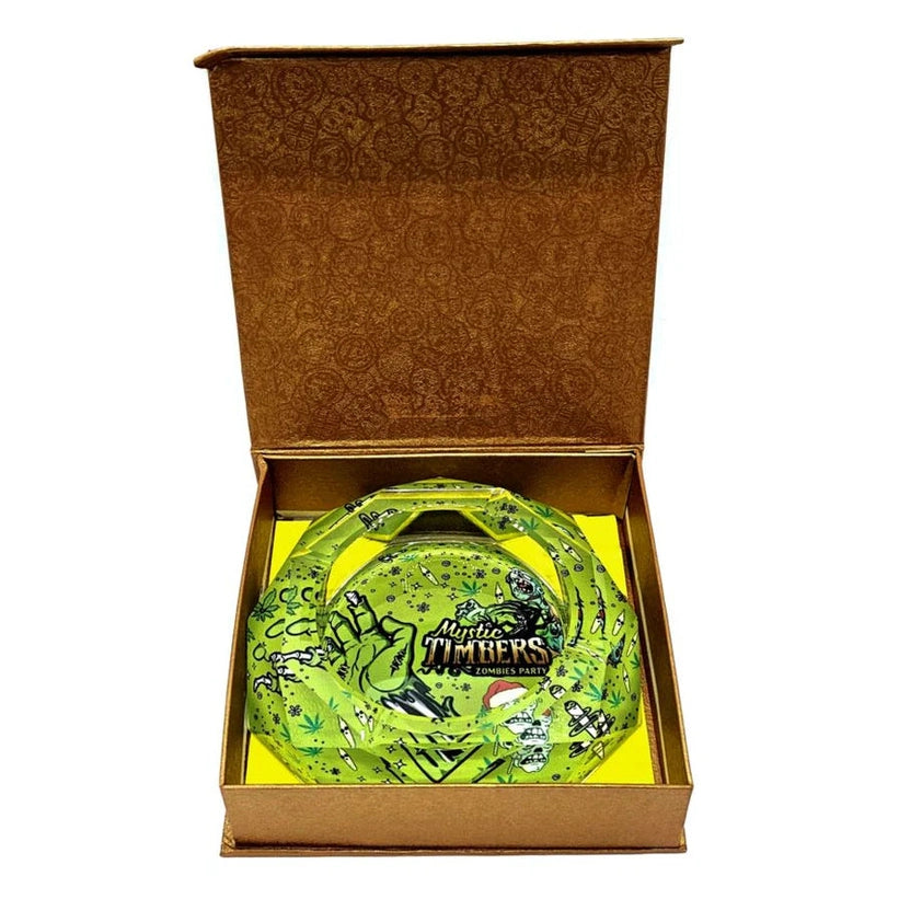 Mystic Timbers Glass Ashtray