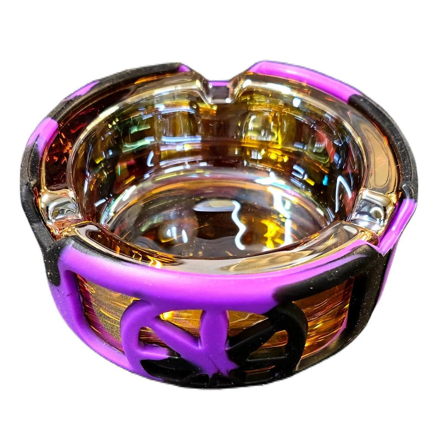 85MM Lady Hornet Silicone Glass Ashtray 6PK