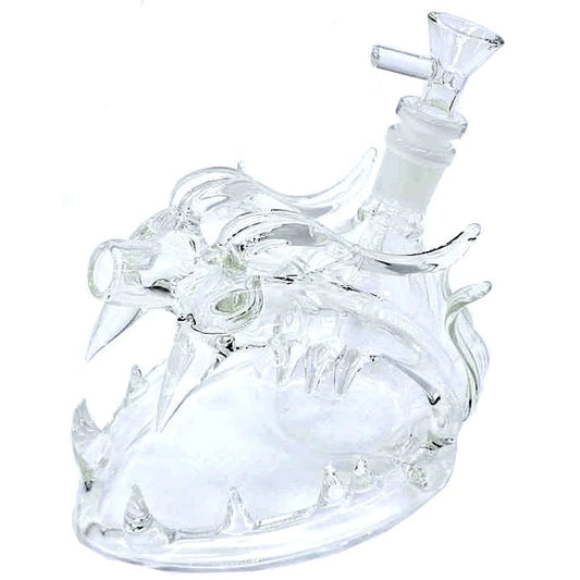 CGP22141 Dragon Head Glass Bong 15cm