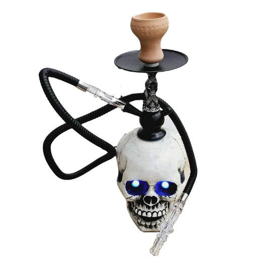 MH-ZX64 Skull Head Light Up Hookah 45cm