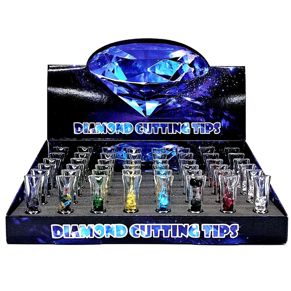 Diamond Mouth Glass Tips 48pc