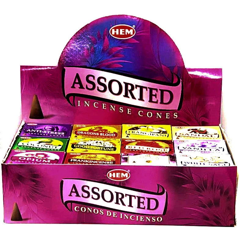 Hem Cone Incense Assorted