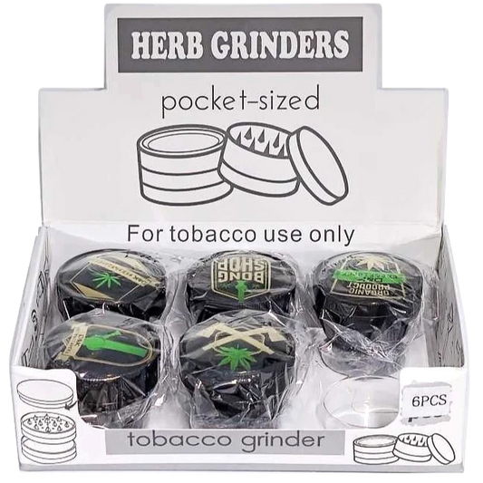 5831D-4 D&K Green Black 4pc Grinder