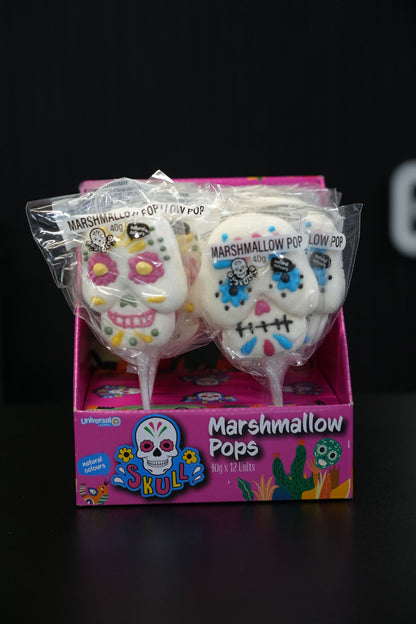 Marshmallow Pop Skull 40g x 12