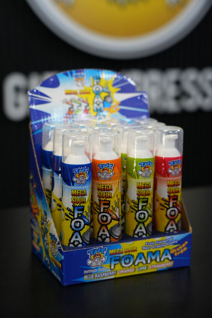 TNT Mega Sour Foam 75ml x 12