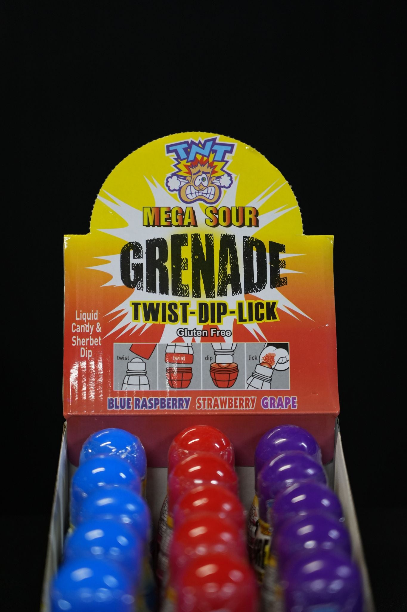 TNT Mega Sour Grenade 50g x 15