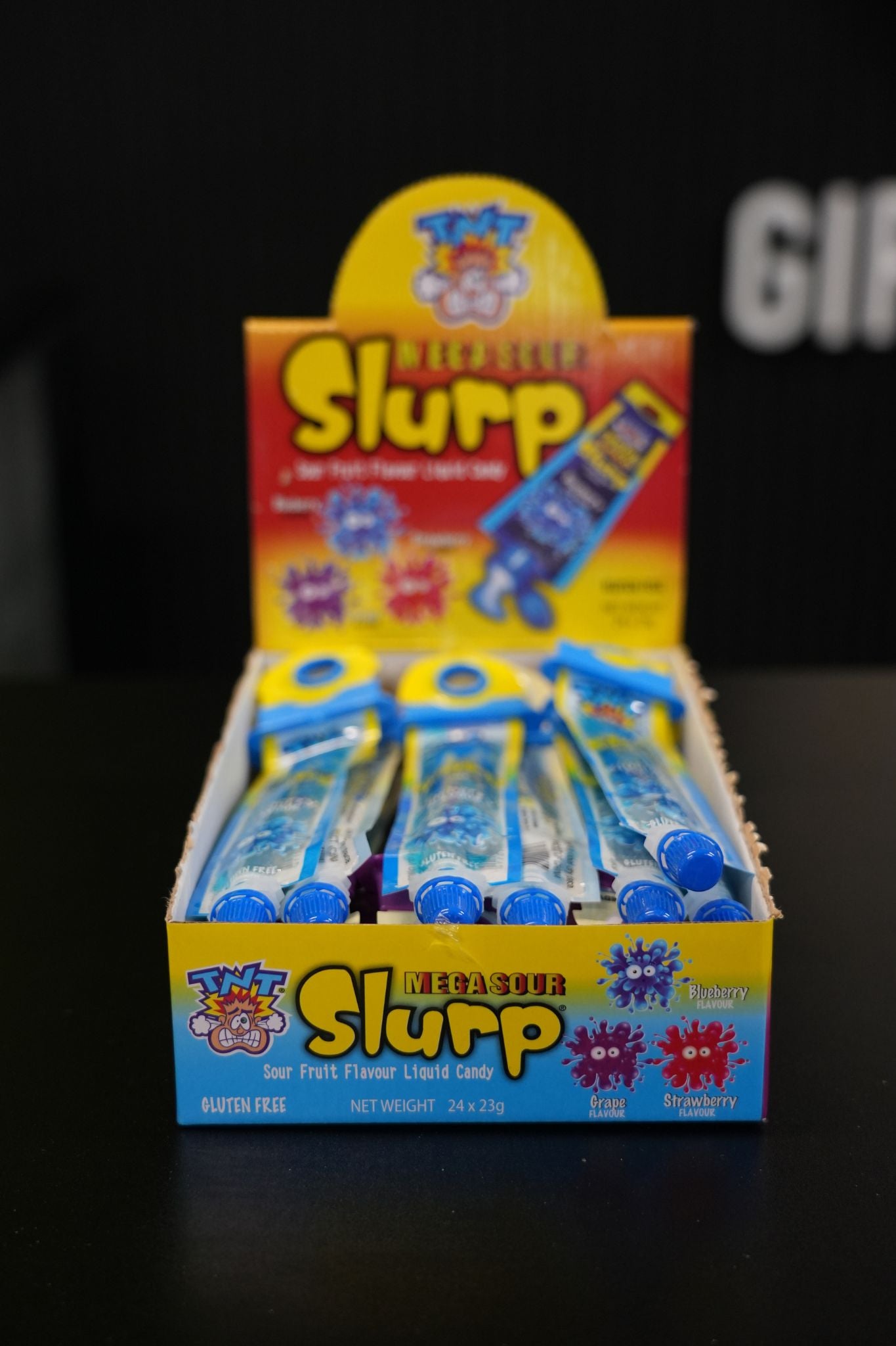 TNT Mega Sour Slurp 24 x 23g