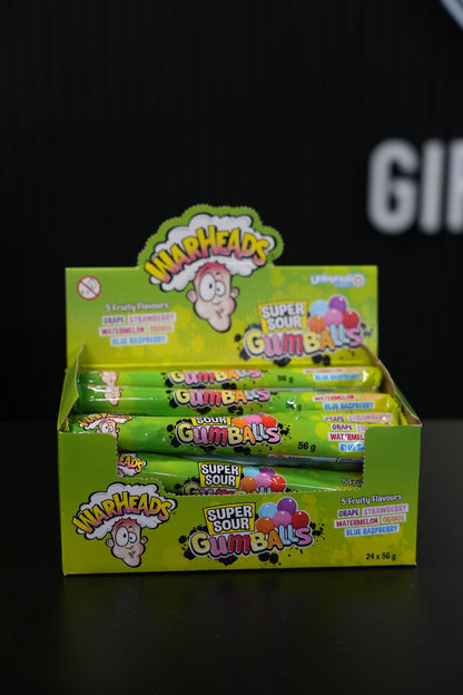 Warhead Super Sour Gumballs 56g x 24