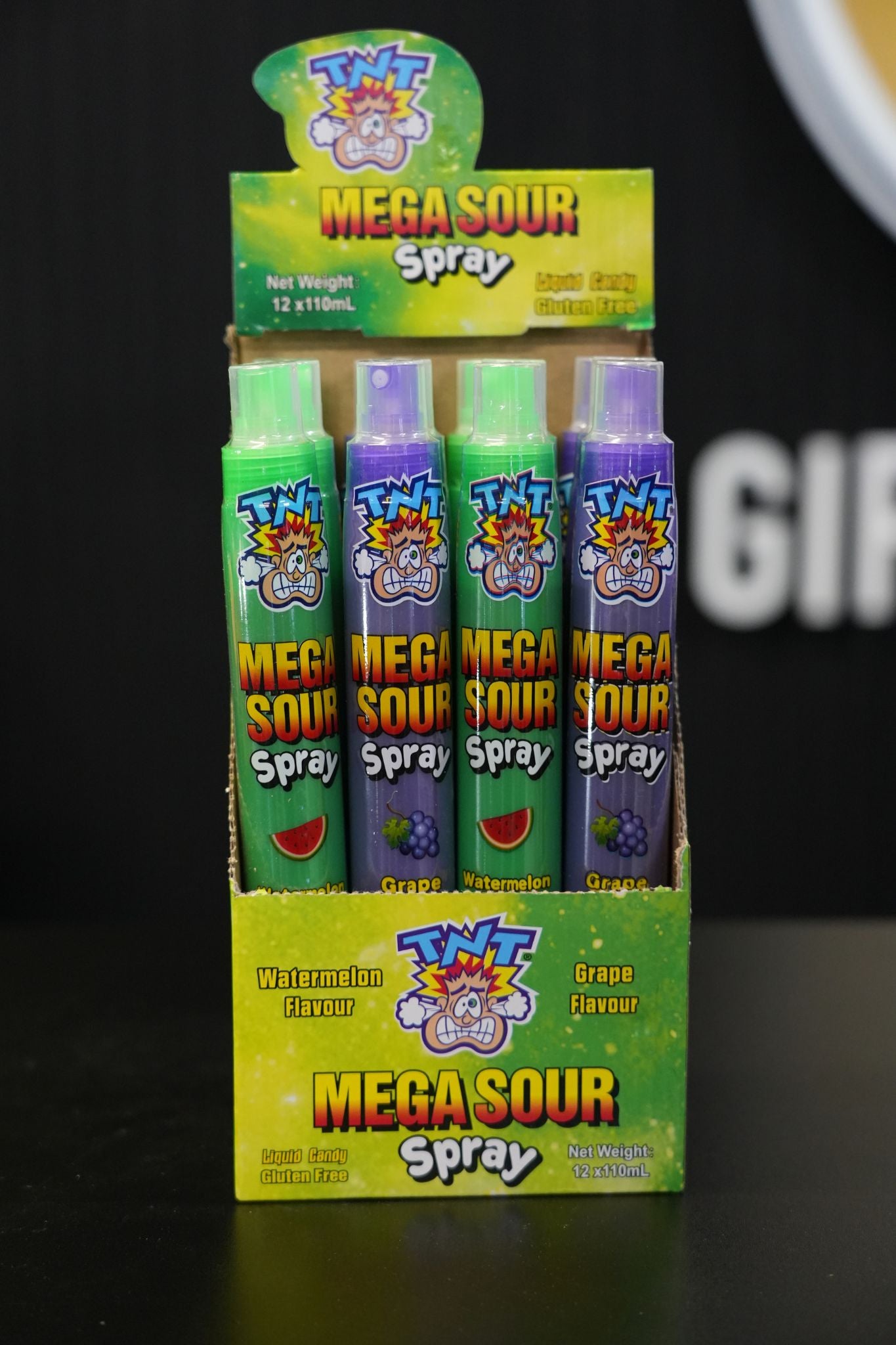 TNT Mega Sour Spray  110ml x 12