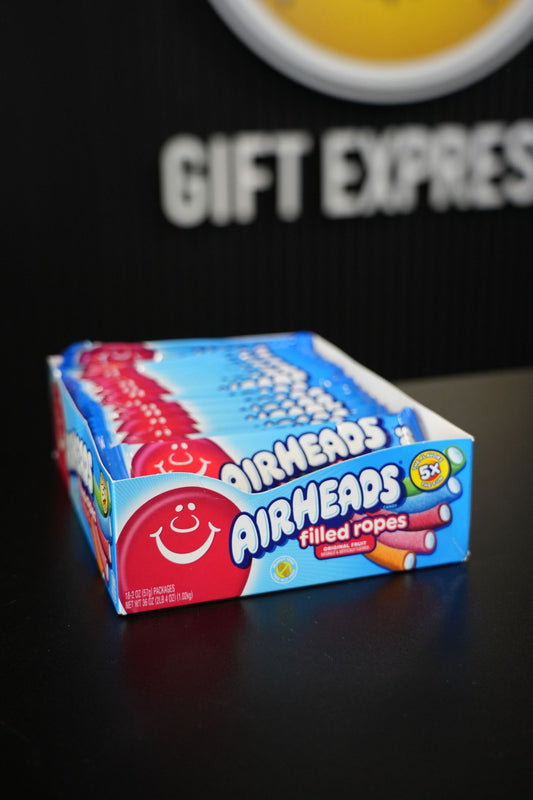 Airheads Filled Ropes Assorted 57g x 18
