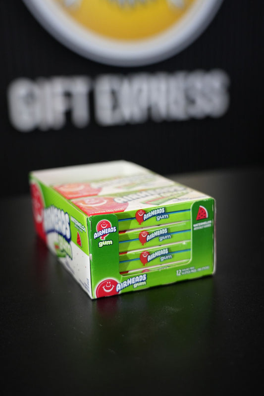 Airheads Watermelon Gum 1.19oz(34g) x12