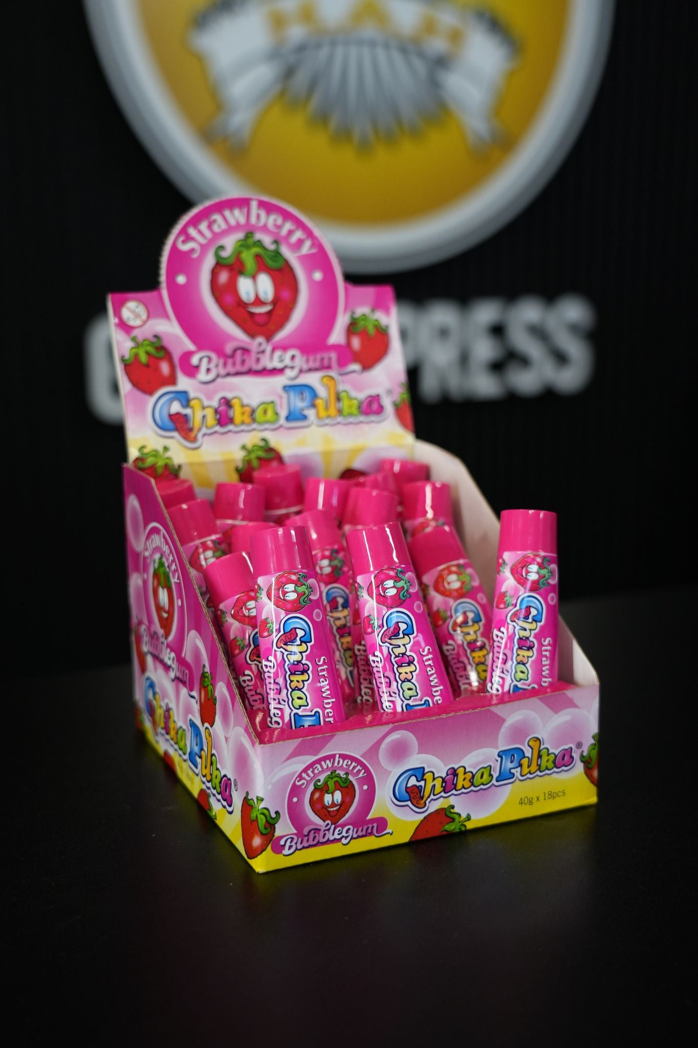 Chika Puka Bubble Gum 40g x 18
