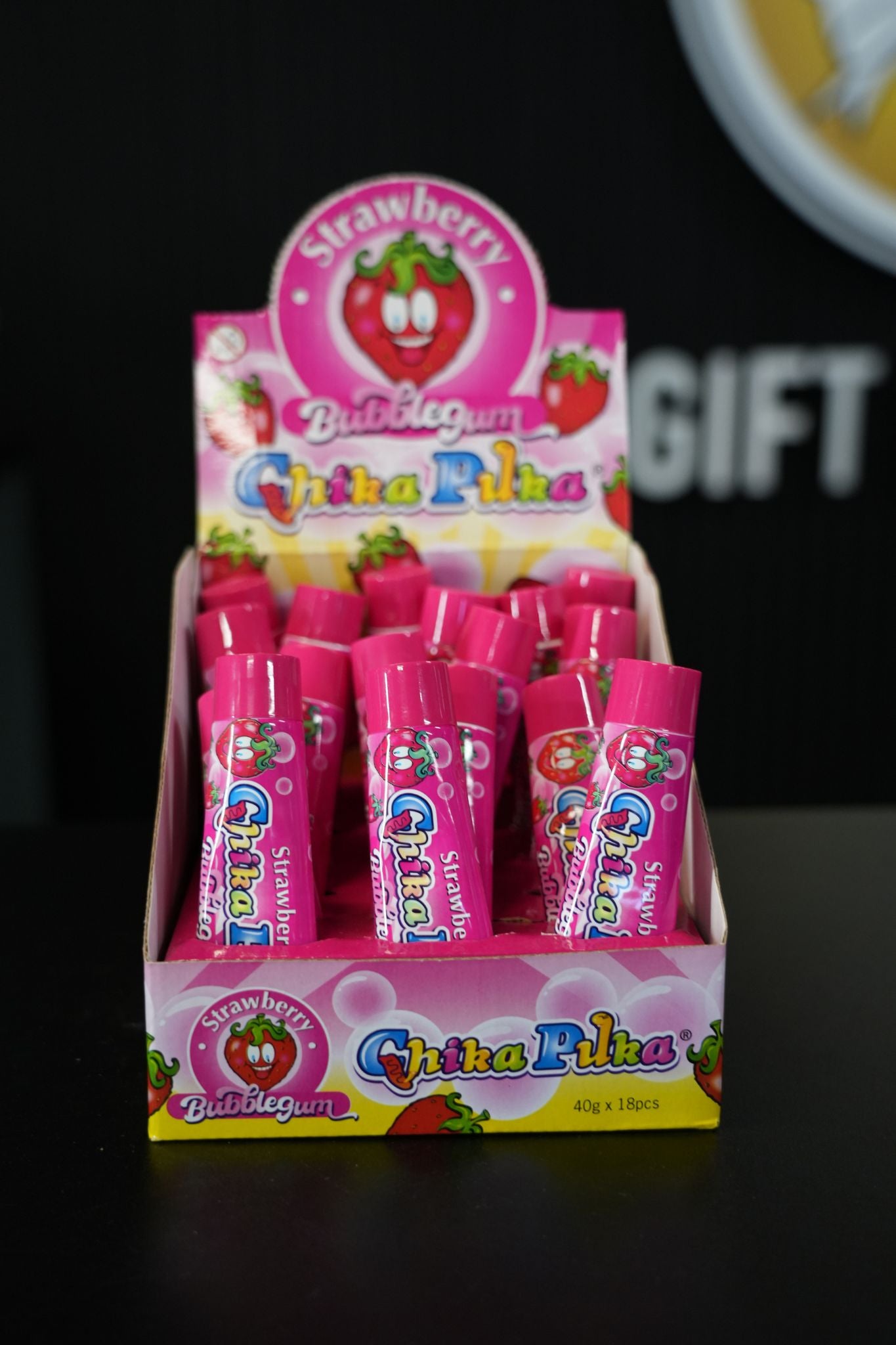 Chika Puka Bubble Gum 40g x 18