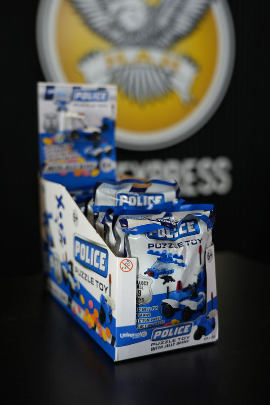 Police Puzzle Toy with Jelly Beans 5g x 20