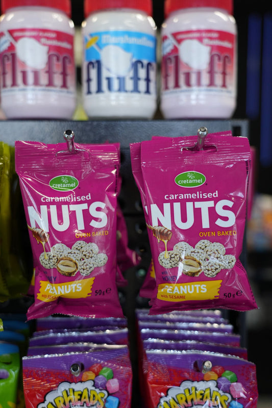Cretamel Peanuts w/Sesame Caramelised 50g x 24