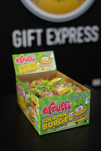 eFrutti Gummi Sour Mini Burger 60pcs 0.32oz(9g) x 60