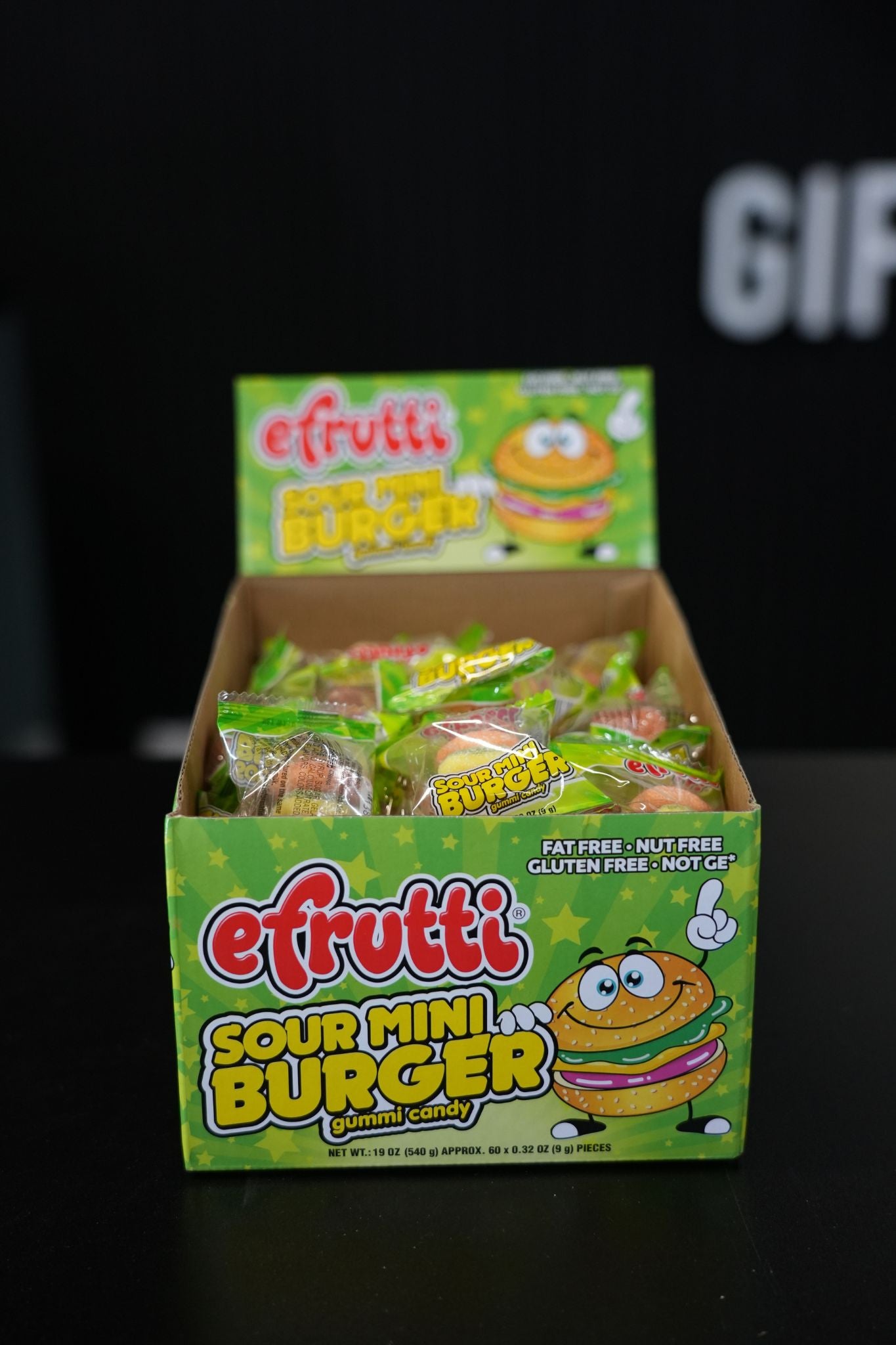 eFrutti Gummi Sour Mini Burger 60pcs 0.32oz(9g) x 60