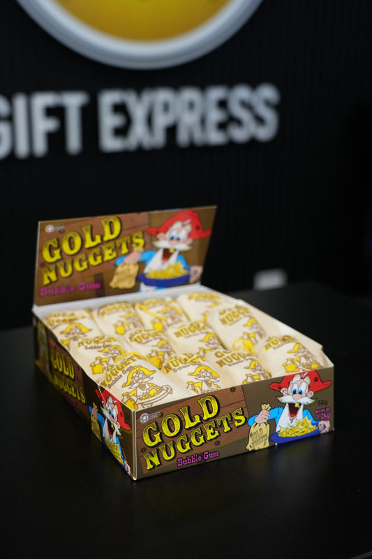 Gold Nuggets Bubblegum 50g x 24