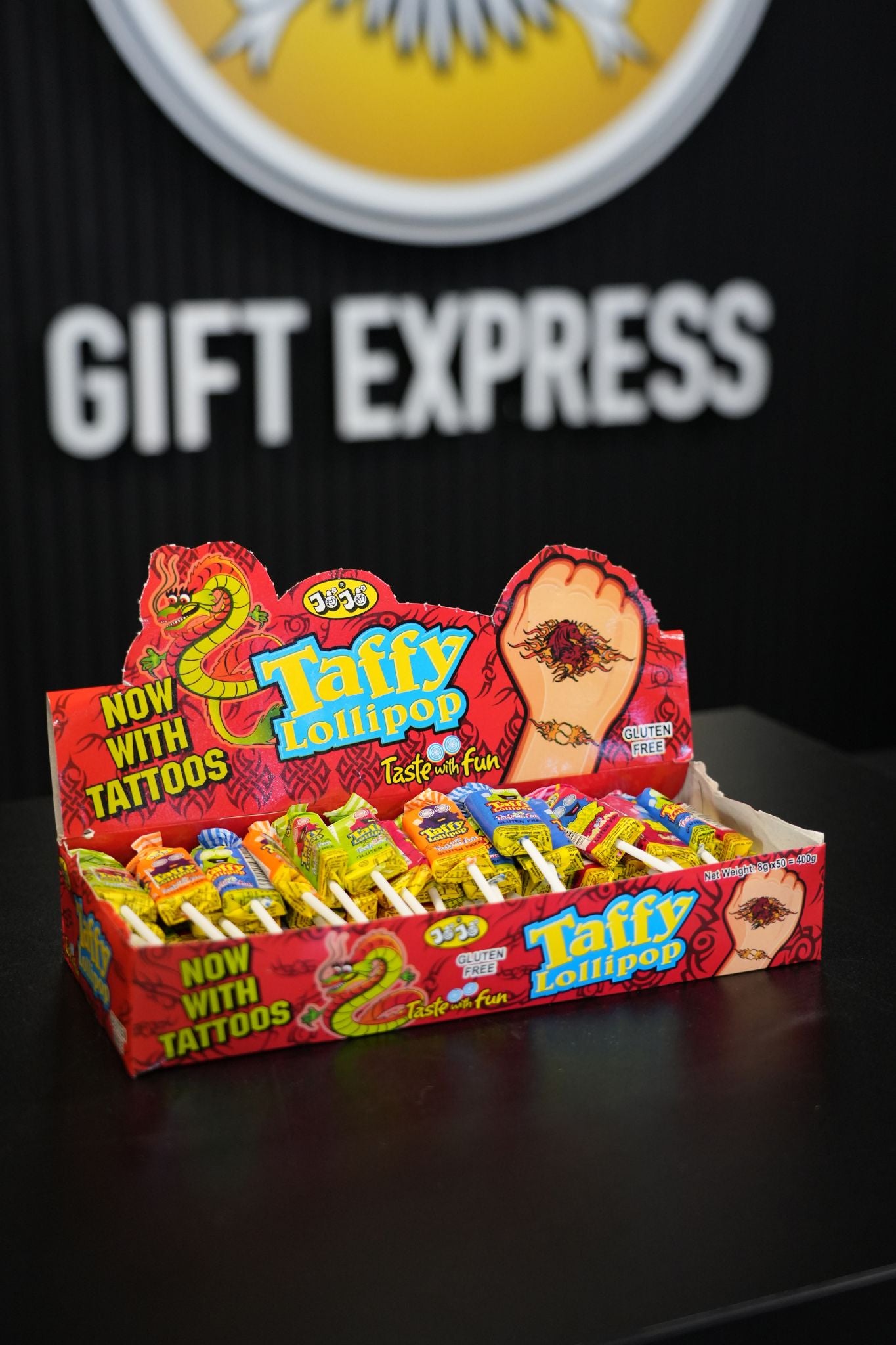JOJO Taffy Lollipop 8g x 50