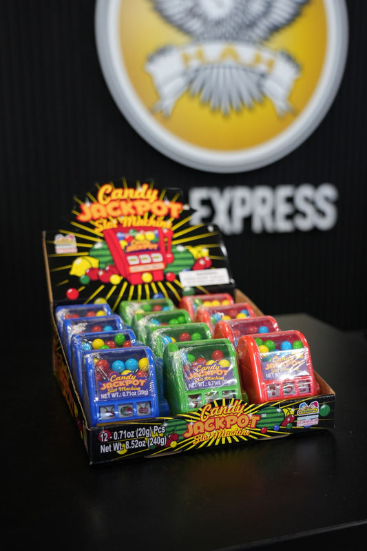 Kids Mania Novelty Slot Machine Candy Jackpot 20g x 12