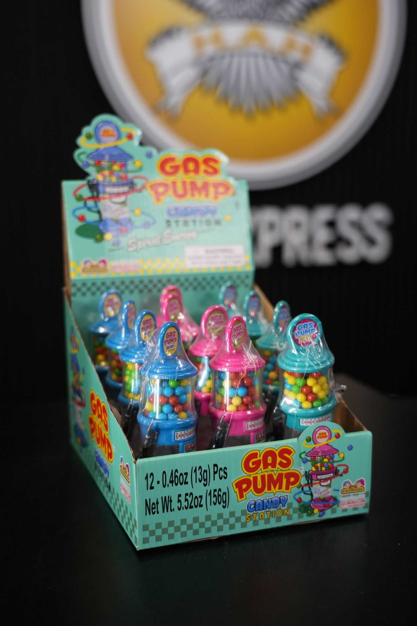 Kidsmania Gas Pump Candy Disp 13g x 12