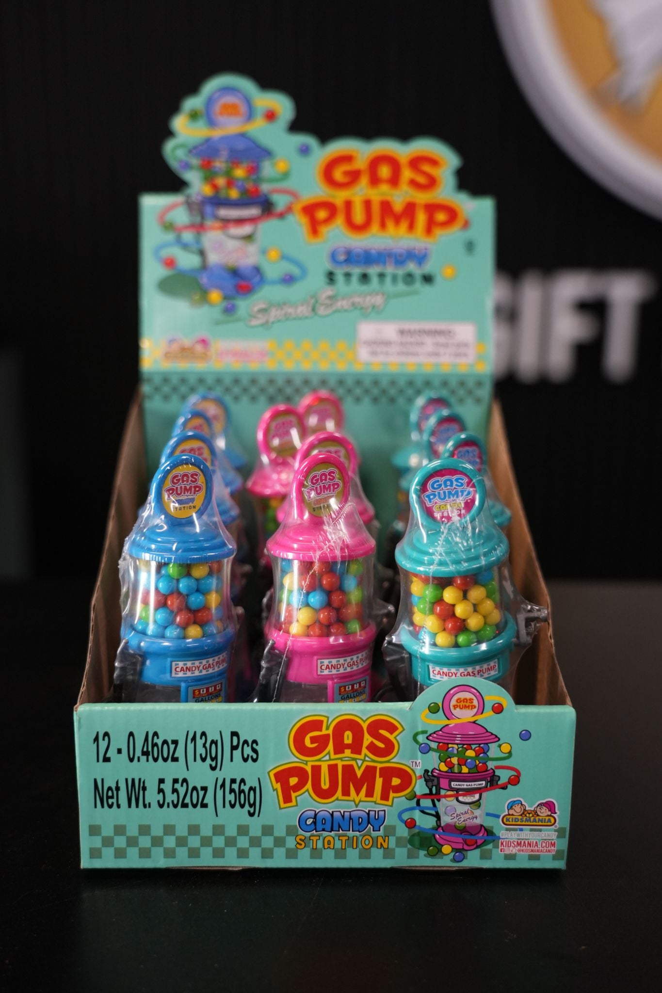 Kidsmania Gas Pump Candy Disp 13g x 12